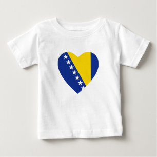 Bosnië en Herzegovina - Vlag hart T-Shirt