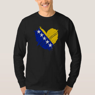 Bosnië en Herzegovina Vlag Ik hou van Bosnië DNA G T-shirt