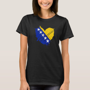 Bosnië en Herzegovina Vlag Ik hou van Bosnië DNA G T-shirt