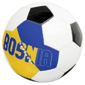 Bosnië en Herzegovina Vlag Schattig Patriottisch Voetbal (Drie kwart)