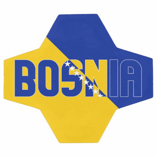 Bosnië en Herzegovina Vlag Schattig Patriottisch Voetbal (Enkel)