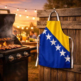 Bosnië en Herzegovina Vlag Schort – All‑Over Print