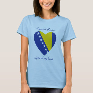 Bosnië en Herzegovina Vlaggenliefhebber T-Shirt