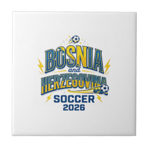 Bosnië en Herzegovina Voetbal 2026 Voetbal Vet Cdr Tegeltje
