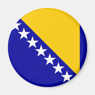 Bosnië-Herzegovina Hoge kwaliteit vlag Magneet
