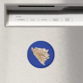 Bosnië-Herzegovina Kaart Magneet (Insitu (Vaatwasser))