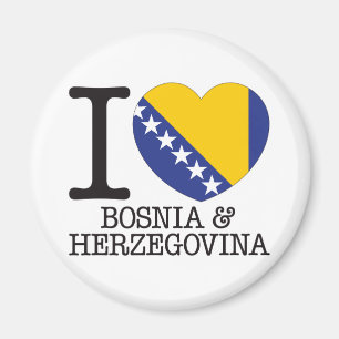 Bosnië Herzegovina Love v2 Magneet