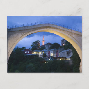 Bosnië-Herzegovina - Mostar. De Oude Brug 2 Briefkaart