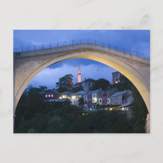 Bosnië-Herzegovina - Mostar. De oude brug 2 Briefkaart (Voorkant)