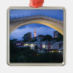 Bosnië-Herzegovina - Mostar. De Oude Brug 2 Metalen Ornament