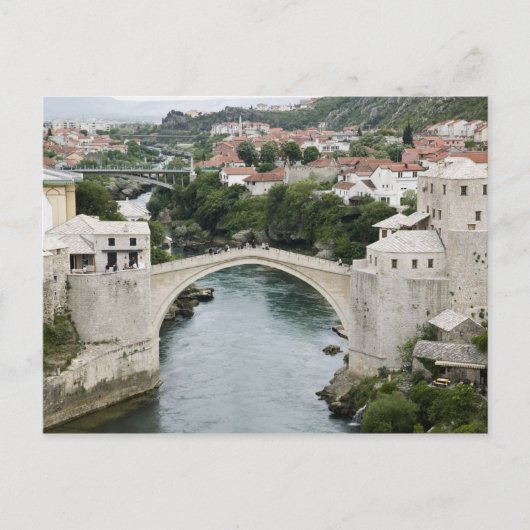 Bosnië-Herzegovina - Mostar. De oude brug Briefkaart (Voorkant)