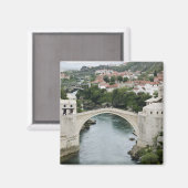 Bosnië-Herzegovina - Mostar. De oude brug Magneet (Voorkant / Achterkant)