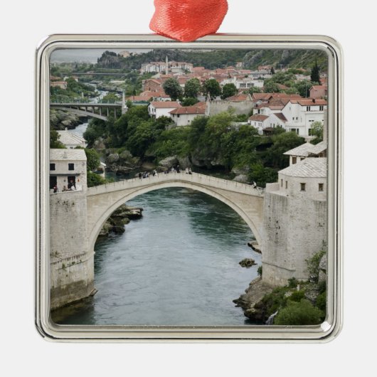 Bosnië-Herzegovina - Mostar. De oude brug Metalen Ornament (Voorkant)