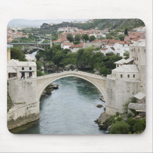Bosnië-Herzegovina - Mostar. De oude brug Muismat
