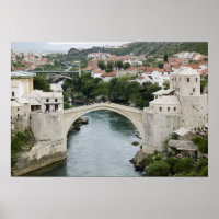 Bosnië-Herzegovina - Mostar. De oude brug