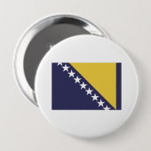 Bosnië Herzgovina Ronde Button 4,0 Cm (Voorkant /achterkant)