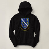 Bosnië Herzigovina Blue Flag Bosnian Gift Pullover (Design voorkant)