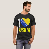 Bosnië Ik hou van Bosnië T-shirt (Voorkant volledig)