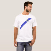 Bosnië Jersey Shirt, Plain. T-shirt (Voorkant volledig)