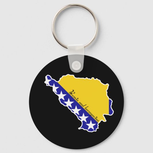 Bosnië-Sleutelhanger Sleutelhanger (Voorkant)