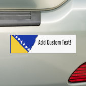 Bosnië-vlag Bumpersticker (Op auto)