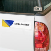 Bosnië-vlag Bumpersticker (Op Truck)