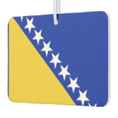 Bosnië-vlag Luchtverfrisser (Links)