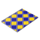 Bosnië vlag patroon notitieboek (Linkerzijde)