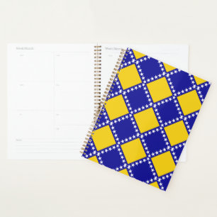 Bosnië vlag patroon planner