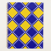 Bosnië vlag patroon planner (Voorkant)