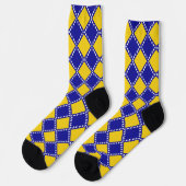 Bosnië vlag patroon sokken (Links)