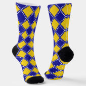 Bosnië vlag patroon sokken (Gebogen)