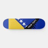 Bosnië-vlag Skateboard (Horizontaal)
