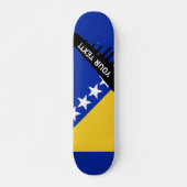 Bosnië-vlag Skateboard (Voorkant)