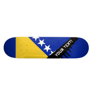 Bosnië-vlag Skateboard