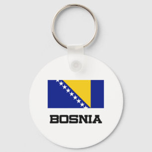 Bosnië-vlag Sleutelhanger