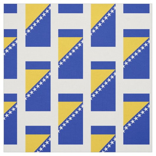 Bosnië-vlag Stof (Swatch)