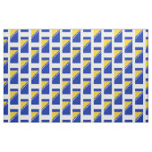Bosnië-vlag Stof (Fat Quarter)