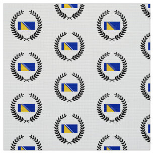 Bosnië-vlag Stof