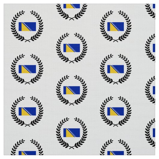 Bosnië-vlag Stof (Swatch)