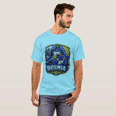 Bosnië voetbal shirt (Voorkant volledig)