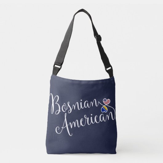 Bosniër American Entwined Hearts Bag Crossbody Tas (Voorkant)