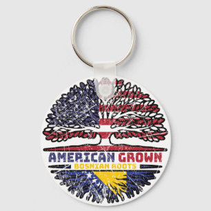 Bosnisch - Amerikaanse Amerikaanse Amerikaanse Ame Sleutelhanger