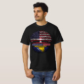Bosnisch - Amerikaanse Amerikaanse Amerikaanse Ame T-shirt (Voorkant volledig)