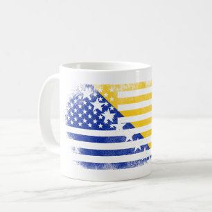 Bosnisch-Amerikaanse vlagBosnië en Herzegovina Koffiemok
