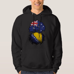 Bosnisch-Australische Australië - boomstammen Hoodie