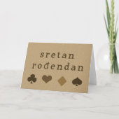 Bosnisch Birthday Wishes Kaart (Voorkant)