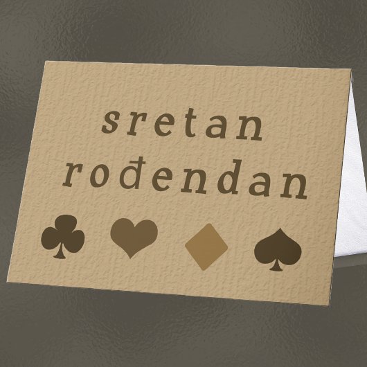 Bosnisch Birthday Wishes Kaart