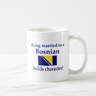 Bosnisch bouwt karakter koffiemok