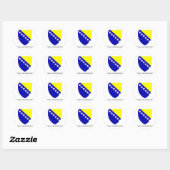 Bosnisch embleem ronde sticker (Vel)